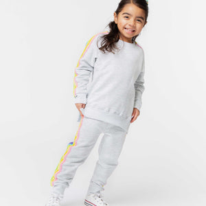 Baby Kids Bamboo Pajamas — Sequins Jogger Set — Image 1