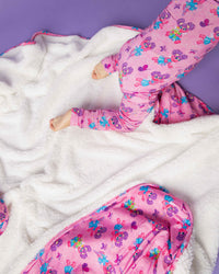 Baby Kids Bamboo Pajamas — Sesame Street™ Abby Cadabby Bum Bum Blanket - Plush — Image 1