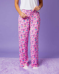 Baby Kids Bamboo Pajamas — Sesame Street™ Abby Cadabby Women’s Wide Leg Pants — Image 1