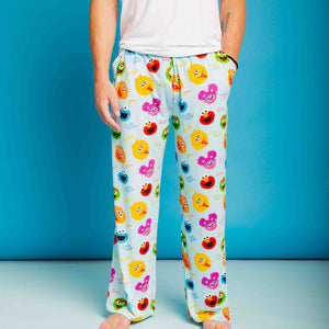 Baby Kids Bamboo Pajamas — Sesame Street™ Elmo and Friends Men's Pajama Pants — Image 1