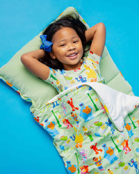 Baby Kids Bamboo Pajamas — Sesame Street™ Playtime Pals Sleeping Bag — Image 1