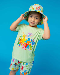 Baby Kids Bamboo Pajamas — Sesame Street™ Playtime Pals T-Shirt — Image 1