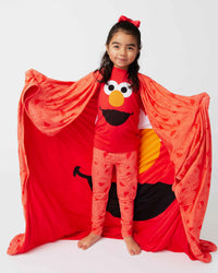 Baby Kids Bamboo Pajamas — Sesame Street™ Elmo Bum Bum Blanket — Image 1