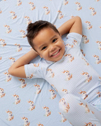 Baby Kids Bamboo Pajamas — Sir Hops A Lot Bum Bum Blanket — Image 1