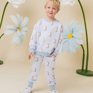 Baby Kids Bamboo Pajamas — Sir Hops A Lot Relaxed Fit Jogger Set — Image 1