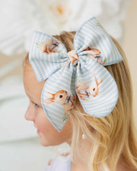 Baby Kids Bamboo Pajamas — Sir Hops A Lot Woven Alligator Clip — Image 1