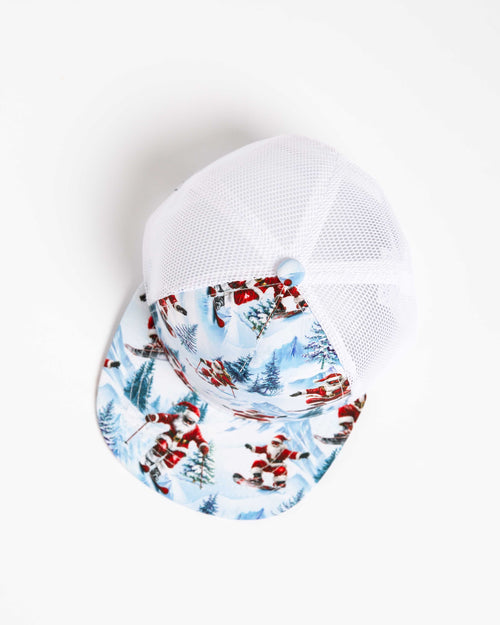 Baby Kids Bamboo Pajamas — Sleigh the Slopes Hat — Image 7