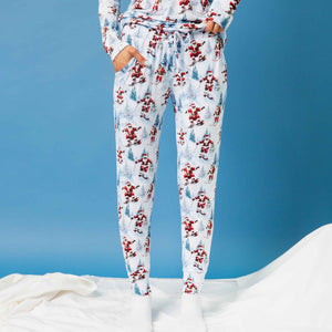 Baby Kids Bamboo Pajamas — Sleigh the Slopes Women's Pants — Image 1