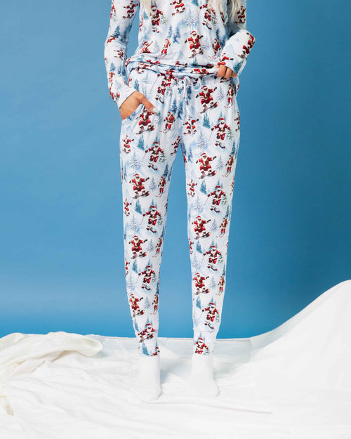 Baby Kids Bamboo Pajamas — Sleigh the Slopes Women's Pants — Image 1