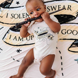 Bums & Roses - Baby & Kids Bamboo Pajamas - Harry Potter™ Infant Bodysuit - Image 1