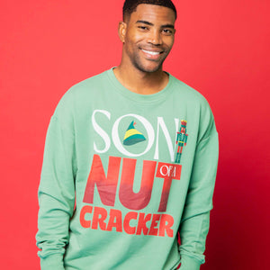 Baby Kids Bamboo Pajamas — Son of a Nutcracker Adult Unisex Crew Neck Sweatshirt — Image 1