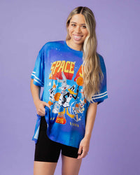 Baby Kids Bamboo Pajamas — Space Jam™ Women's Oversized T-Shirt — Image 1