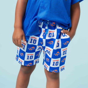Baby Kids Bamboo Pajamas — Space Jam™ Tune Squad Pull-On Shorts — Image 1