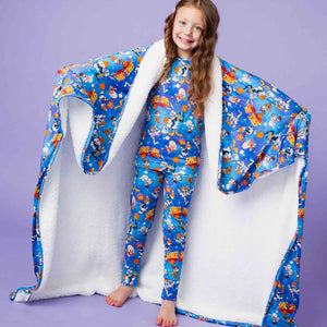 Baby Kids Bamboo Pajamas — Space Jam™ Bum Bum Blanket - Plush — Image 1