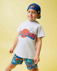 Baby Kids Bamboo Pajamas — Space Jam™ Tune Squad Short Sleeve Hoodie — Image 1