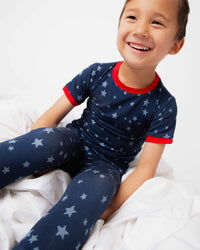 Baby Kids Bamboo Pajamas — Star of the Show Short Sleeve Pajama Set — Image 1