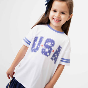 Baby Kids Bamboo Pajamas — Star of the Show T-Shirt — Image 1