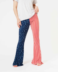 Baby Kids Bamboo Pajamas — Star of the Show Women's Flare Pants — Image 1