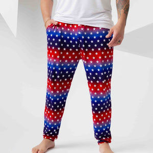 Baby Kids Bamboo Pajamas — Stars Aligned Men's Pants — Image 1