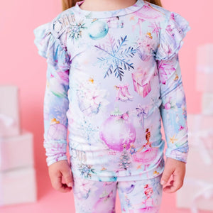 Bums & Roses - Baby & Kids Bamboo Pajamas - Sugar Plum Dreams Two-Piece Pajama Set - Image 1