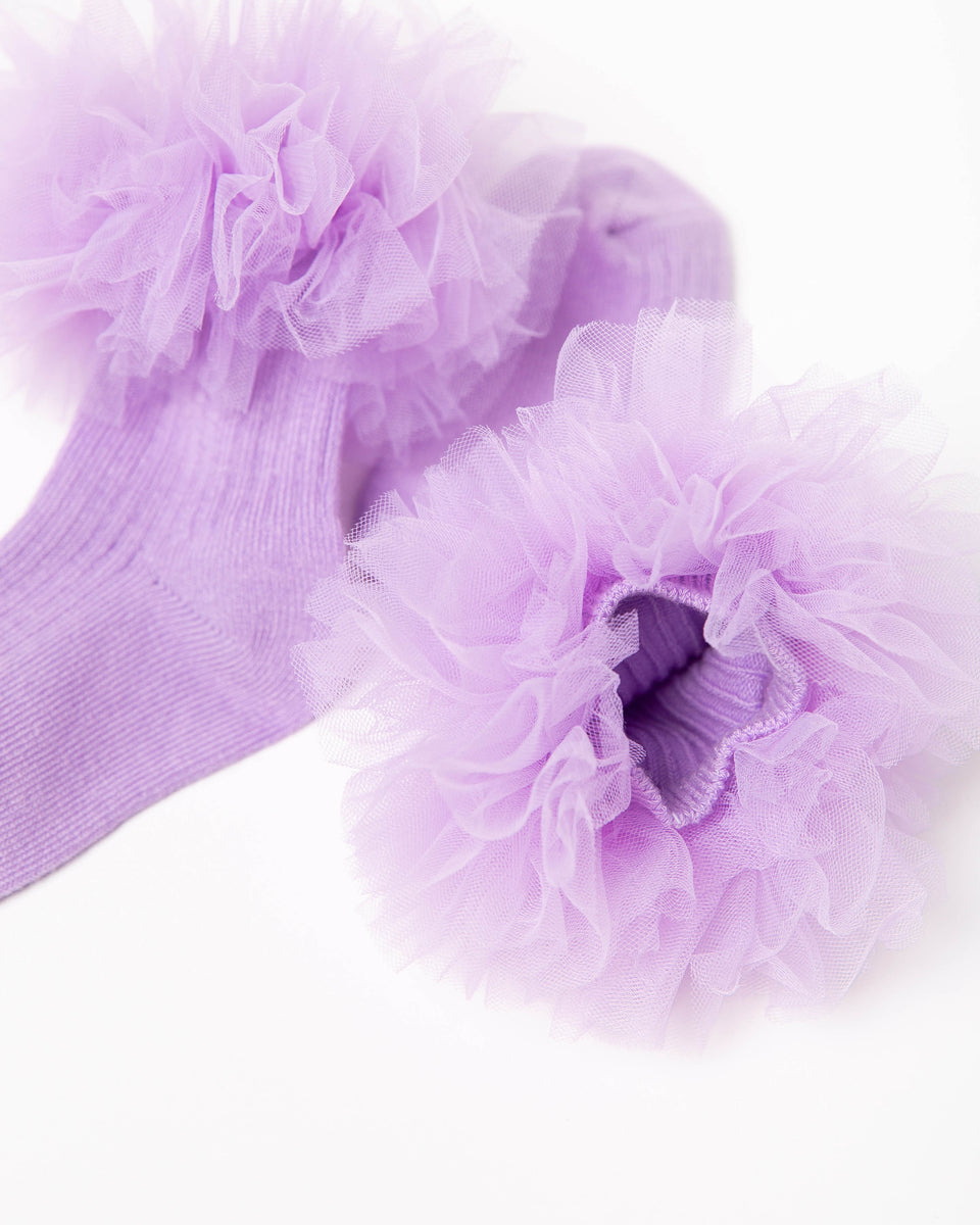 Sugarplum Bamboo Tulle Socks
