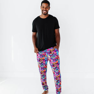 Bums & Roses - Baby & Kids Bamboo Pajamas - Sweet But Deadly Men's Lounge Pants - Image 1