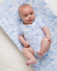 Baby Kids Bamboo Pajamas — Sweet Safari Bodysuit — Image 1