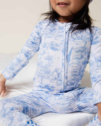 Baby Kids Bamboo Pajamas — Sweet Safari Convertible Romper — Image 1