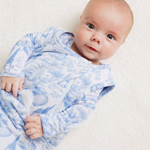 Baby Kids Bamboo Pajamas — Sweet Safari Sleep Sack — Image 1