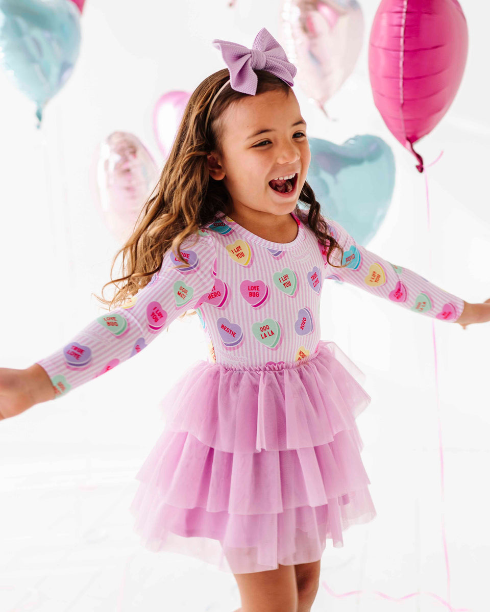 Sweetheart Appliqued Tulle Dress With Slit Blushing Pink Plus Size