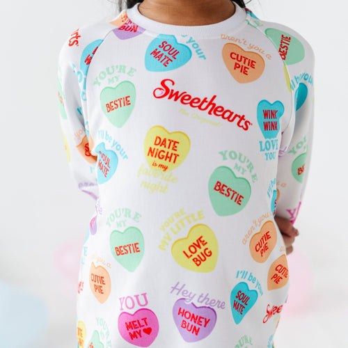 Sweethearts® Colorful Candy Hearts Crew Neck Sweatshirt - Image 7 - Bums & Roses
