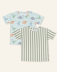 Baby Kids Bamboo Pajamas — Boys T-Shirt Bundle — Image 1