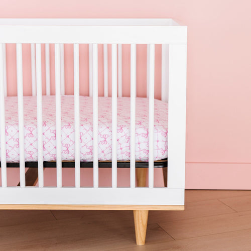 Take A Bow Crib Sheet - Image 7 - Bums & Roses
