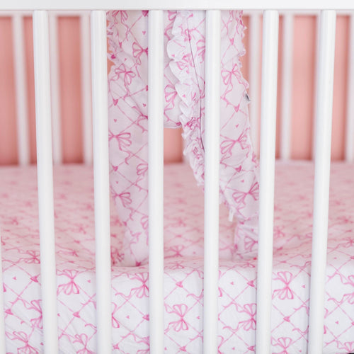 Take A Bow Crib Sheet - Image 5 - Bums & Roses