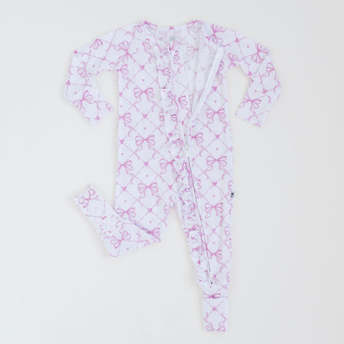 Take A Bow Convertible Ruffle Romper - Image 2 - Bums & Roses