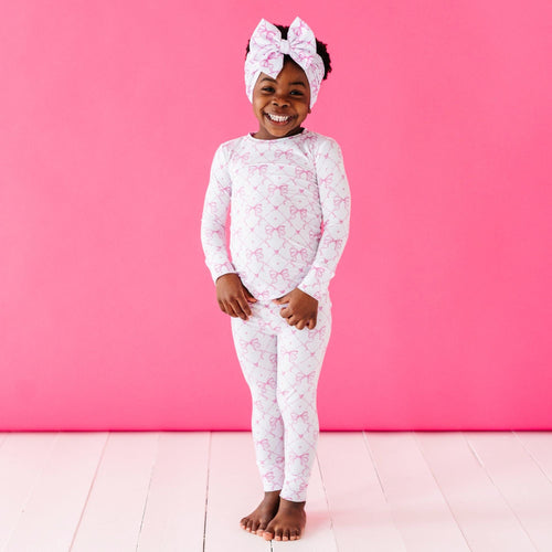 Take A Bow Two-Piece Pajama Set - Image 5 - Bums & Roses
