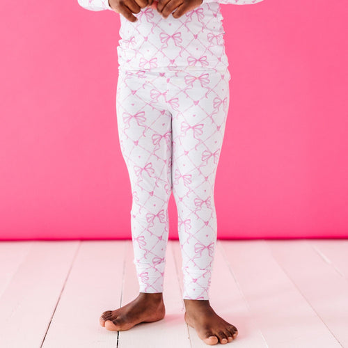 Take A Bow Two-Piece Pajama Set - Image 3 - Bums & Roses