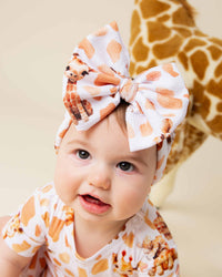 Baby Kids Bamboo Pajamas — Tall Order Biggie Bow — Image 1