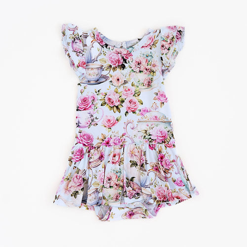 Tea-rific Ruffle Dress - Cap Sleeves - Image 2 - Bums & Roses