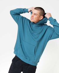 Baby Kids Bamboo Pajamas — Teal It Like It Is Adult Unisex Hoodie — Image 1