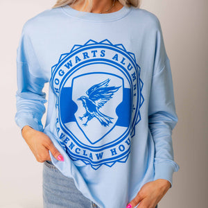 Baby Kids Bamboo Pajamas — Harry Potter™ Team Ravenclaw Adult Unisex Crewneck Sweatshirt — Image 1