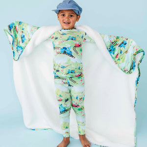 Bums & Roses - Baby & Kids Bamboo Pajamas - The Little Engine That Could® Bum Bum Blanket - Plush - Image 1