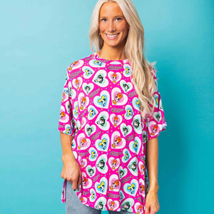 Baby Kids Bamboo Pajamas — The Powerpuff Girls™ Women's Oversized T-Shirt — Image 1