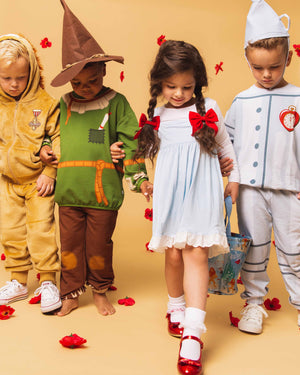 Baby Kids Bamboo Pajamas — The Wizard of Oz™ Dorothy Girls Dress — Image 5