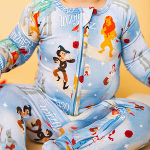 Baby Kids Bamboo Pajamas — The Wizard of Oz™ Convertible Romper — Image 1