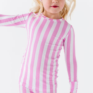 Tickle Me Pink Two-Piece Pajama Set - Image 1 - Bums & Roses