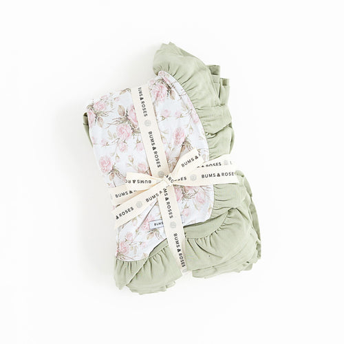 Timeless Trellis Ruffle Bum Bum Blanket - Image 2 - Bums & Roses
