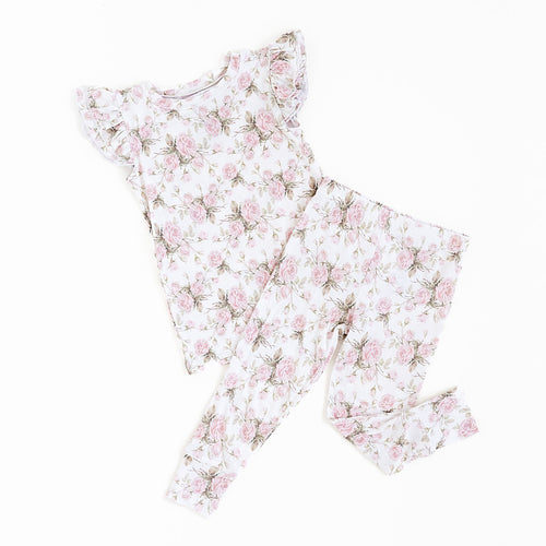 Timeless Trellis Two-Piece Pajama Set - Image 2 - Bums & Roses