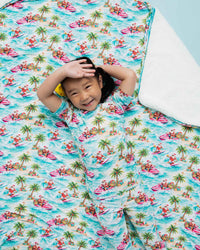 Baby Kids Bamboo Pajamas — Tis the Sea-son Bum Bum Blanket - Plush — Image 1