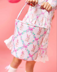 Baby Kids Bamboo Pajamas — Too Fluffin Cute Easter Basket — Image 1